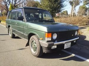 クラシックレンジローバー グリーンメタ