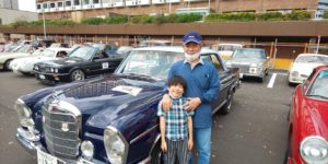 銀座RUN　孫とベンツ３００SE 